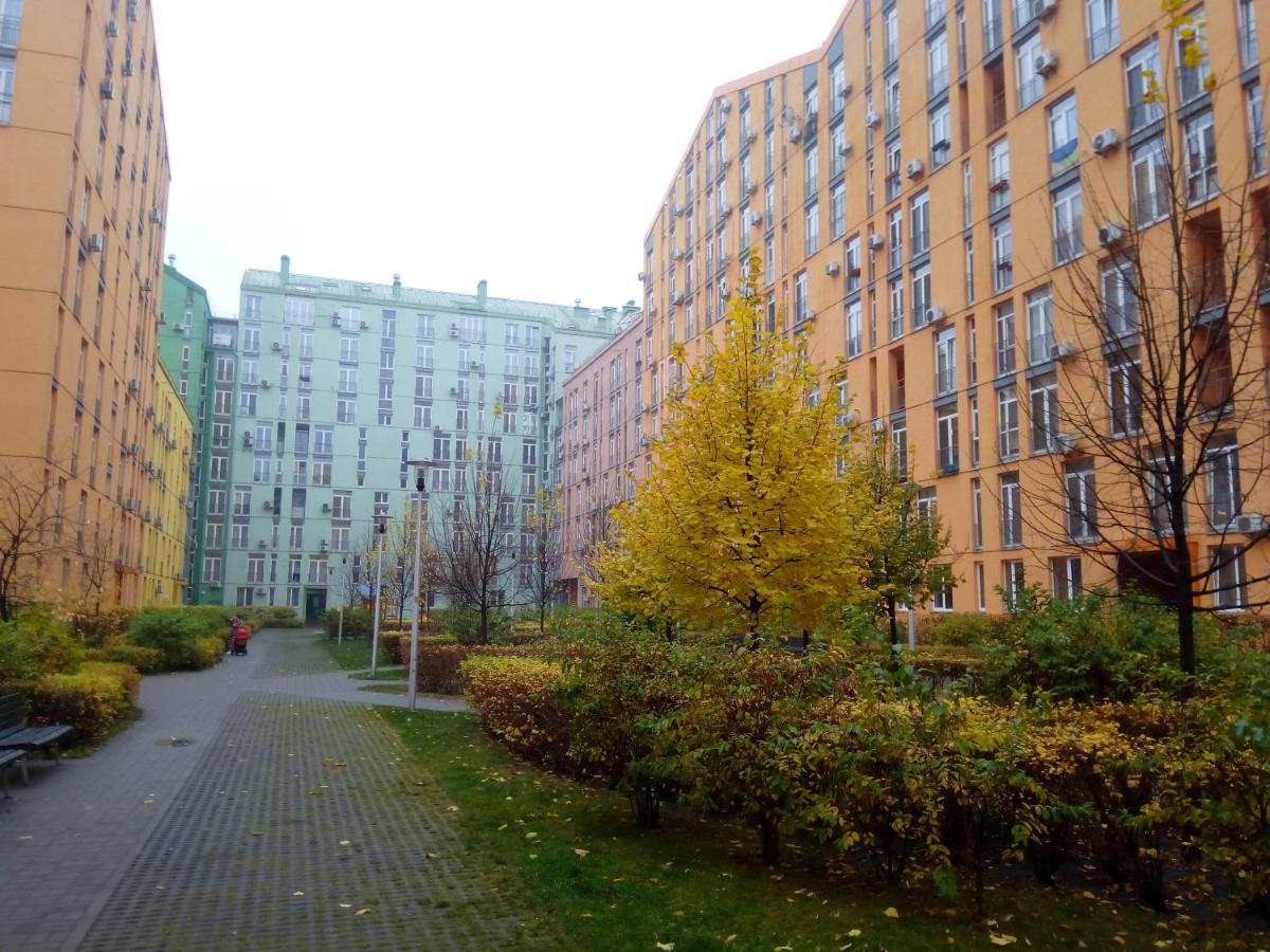 Comfortable Studio Apartments In A Secure Residential Complex Comfort Town Кт-02 키예프 외부 사진