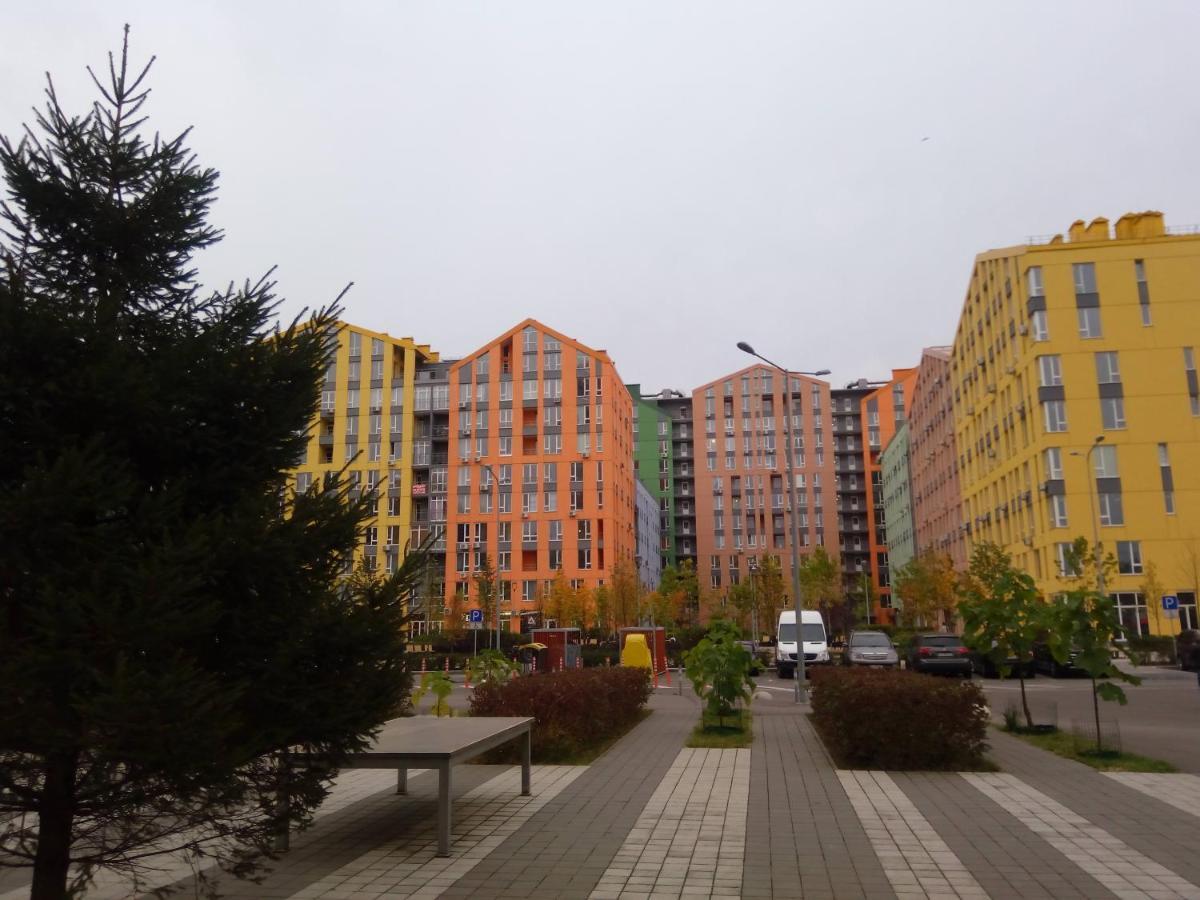 Comfortable Studio Apartments In A Secure Residential Complex Comfort Town Кт-02 키예프 외부 사진