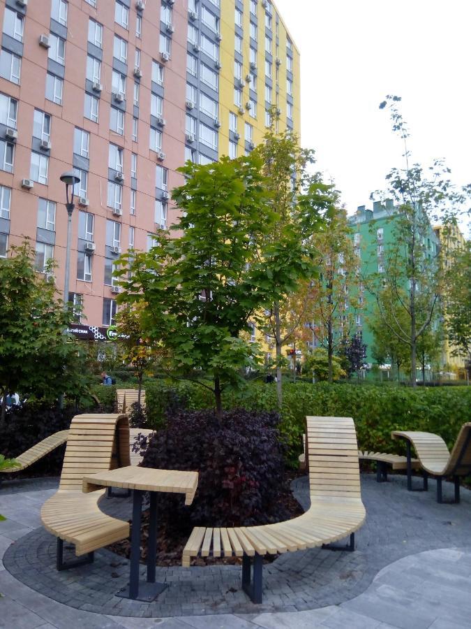 Comfortable Studio Apartments In A Secure Residential Complex Comfort Town Кт-02 키예프 외부 사진