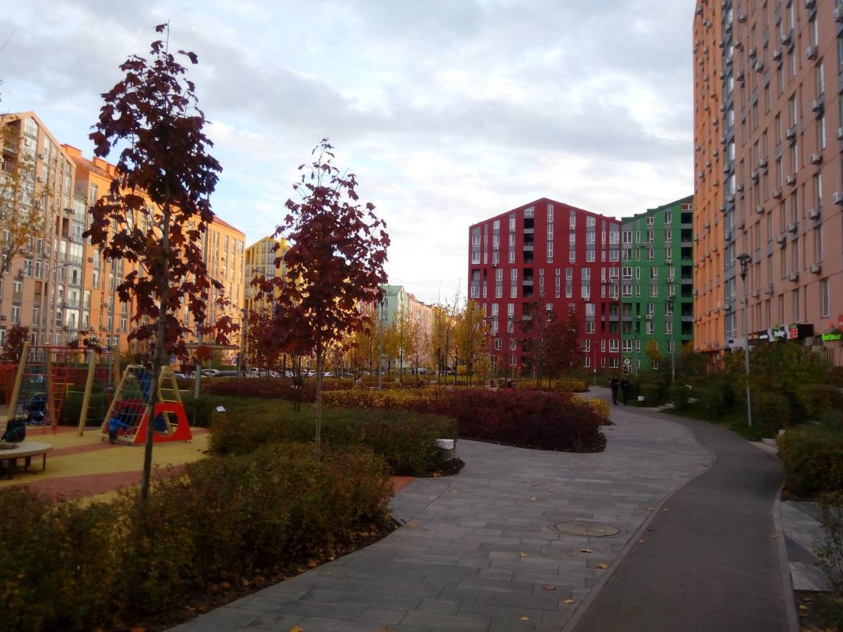 Comfortable Studio Apartments In A Secure Residential Complex Comfort Town Кт-02 키예프 외부 사진